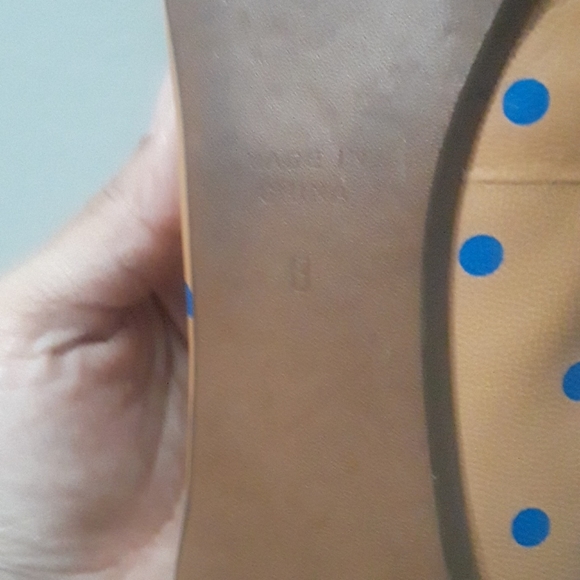 Madewell polkadots pointy sidewalk skimmers Sz 8 - Picture 7 of 7